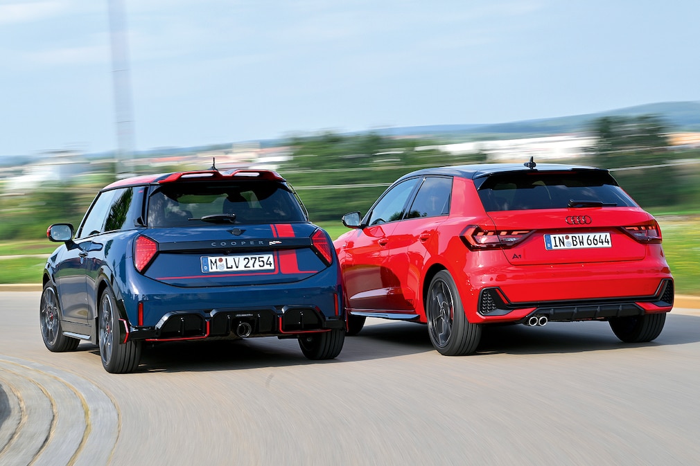 Audi A1 40 TFSI vs. Mini John Cooper Works: Vergleichstest