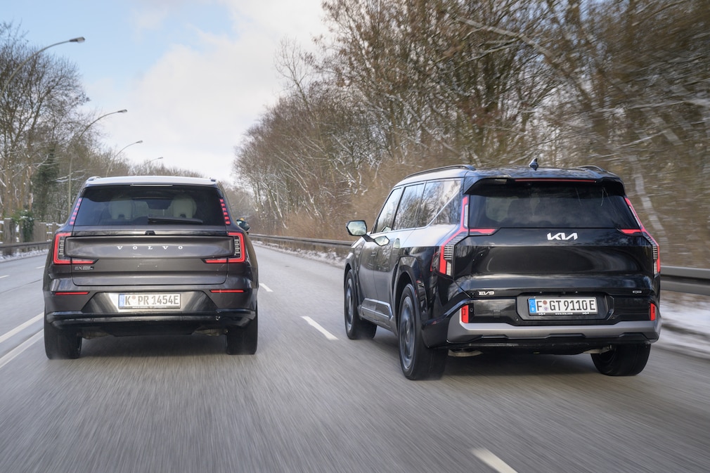 Kia EV9 GT Volvo EX90 Twin Motor AWD