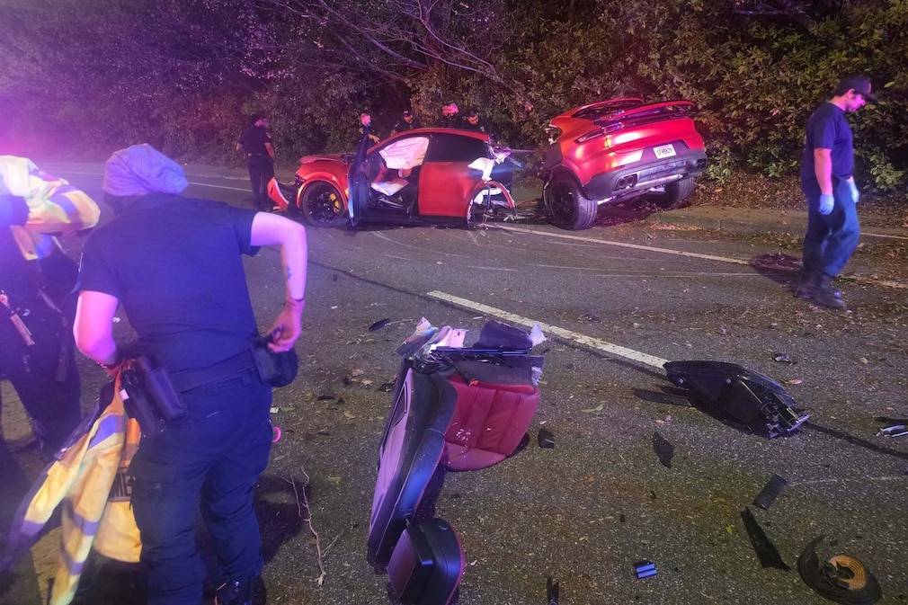 Porsche Cayenne Coupé Crash