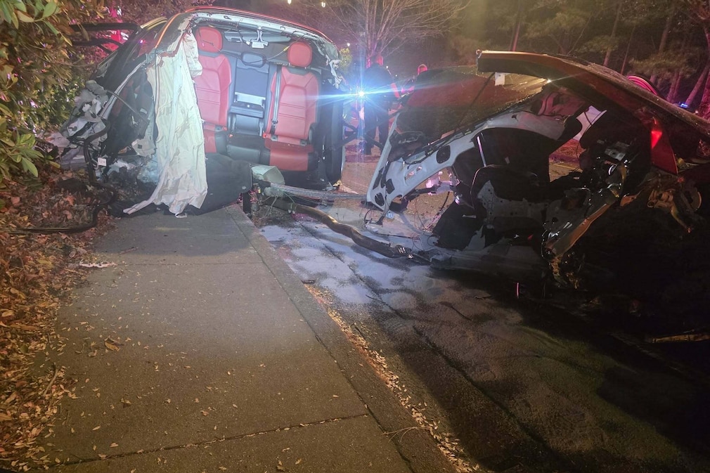Porsche Cayenne Coupé Crash