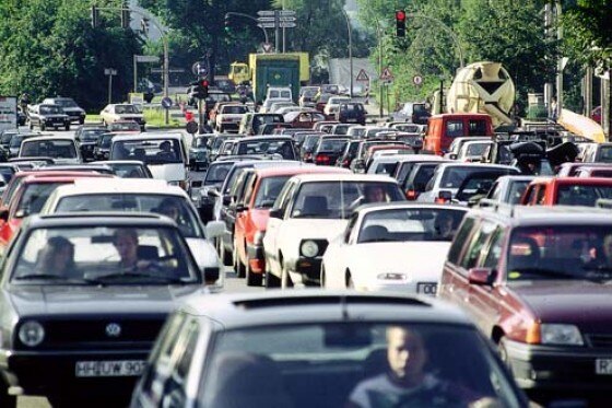 Fahrspur für den Abschied