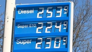 Kraftstoffpreise am 07.04.2026 bei Hamburg