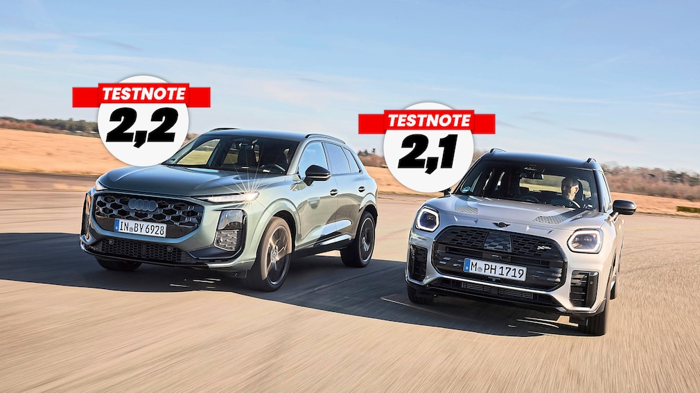 Audi Q3 SUV TFSI quattro Mini Countryman S All4