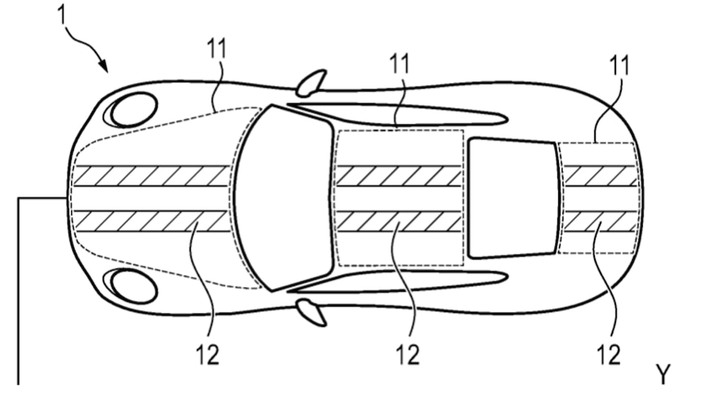 Porsches Rallyestreifen-Patent