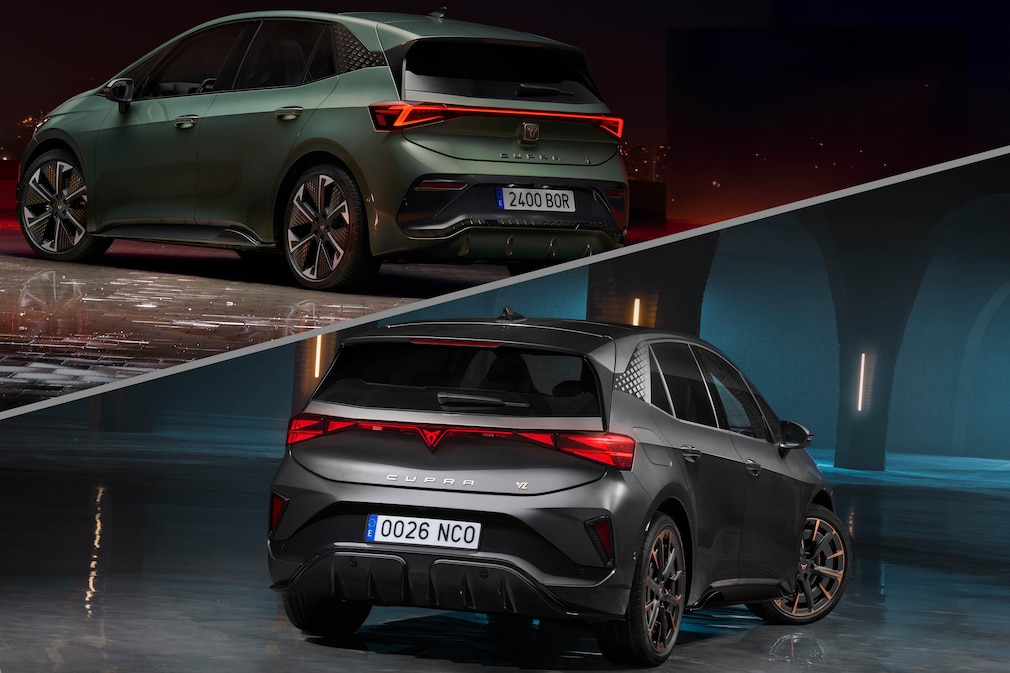 Cupra Born VZ als Facelift unf Vorfacelift