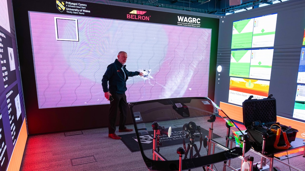 Wissens- und Technologietransfer durch die Zusammenarbeit von Belron mit der Universität Wales.