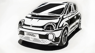 Renault Twingo Art Car von Joshua Vides