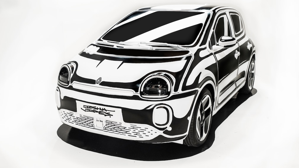 Renault Twingo Art Car von Joshua Vides