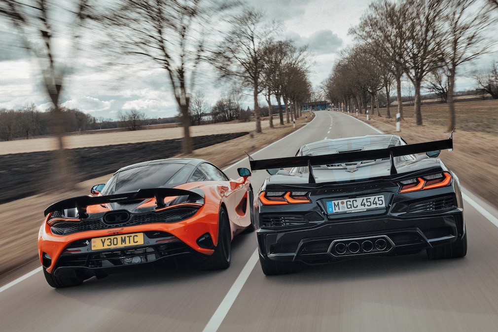 McLaren 750S & Chevrolet Corvette ZR1
