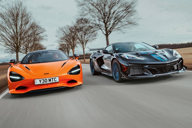 McLaren 750S & Chevrolet Corvette ZR1