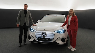Ola Källenius mit Mercedes C-Klasse