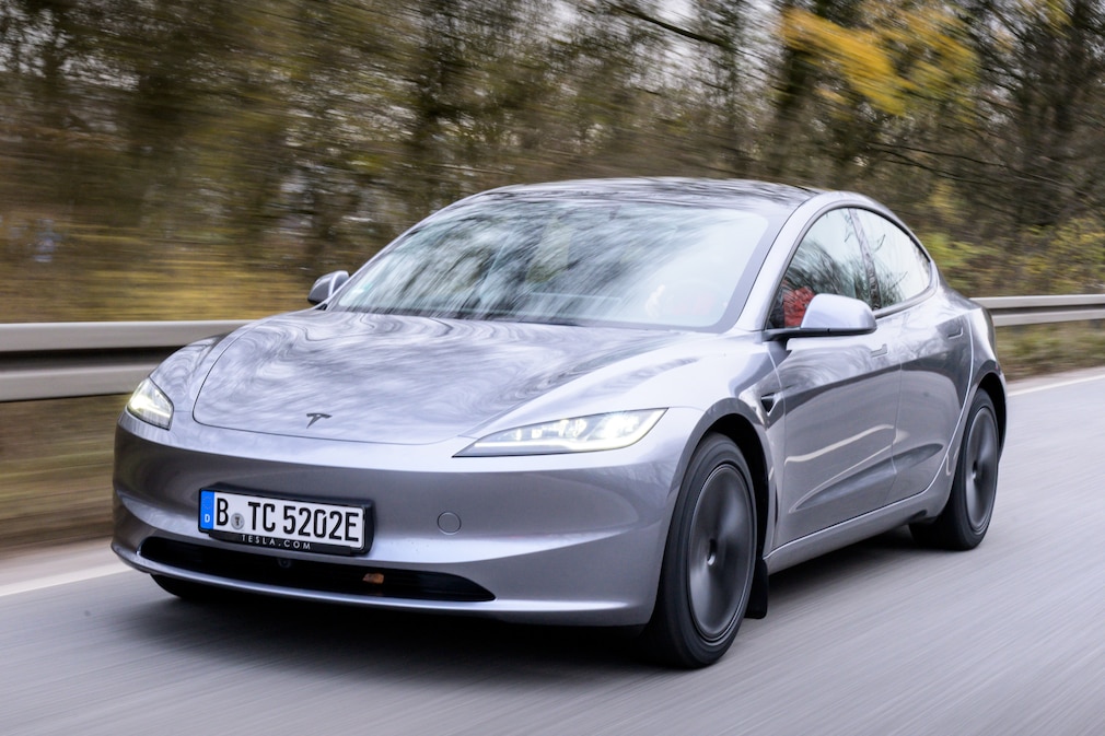 Tesla Model 3 Maximale Reichweite RWD