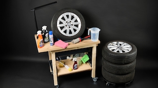 DIY-Felgenwaschstand