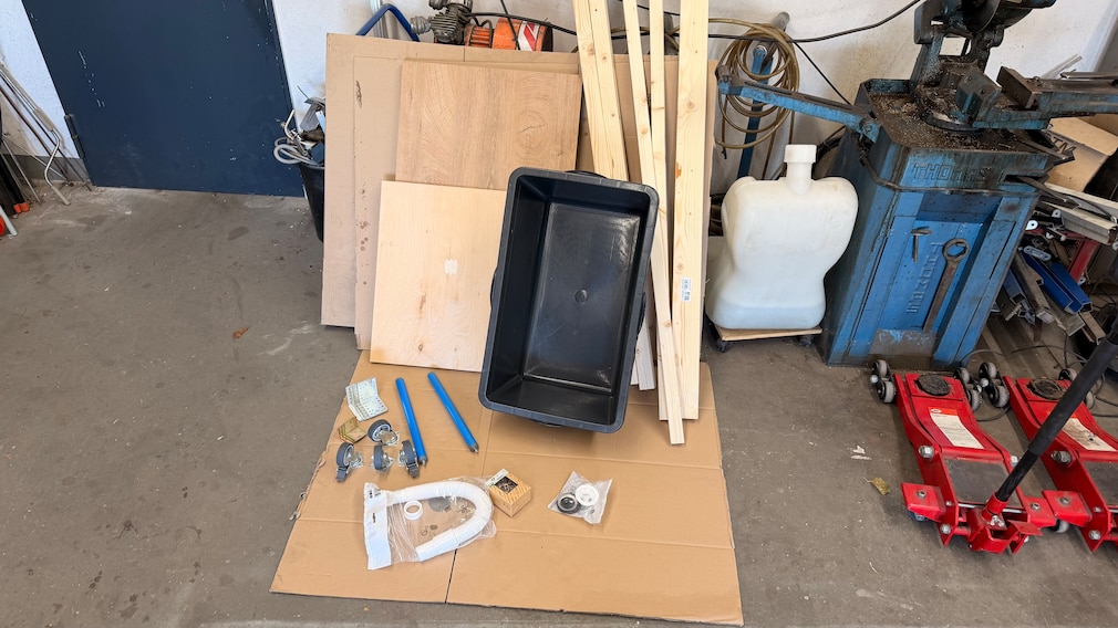 DIY-Felgenwaschstand