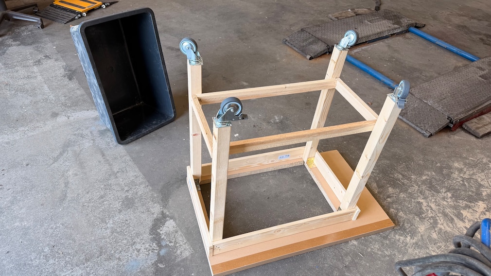 DIY-Felgenwaschstand
