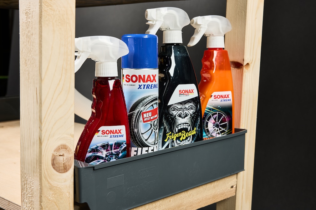 DIY-Felgenwaschstand
