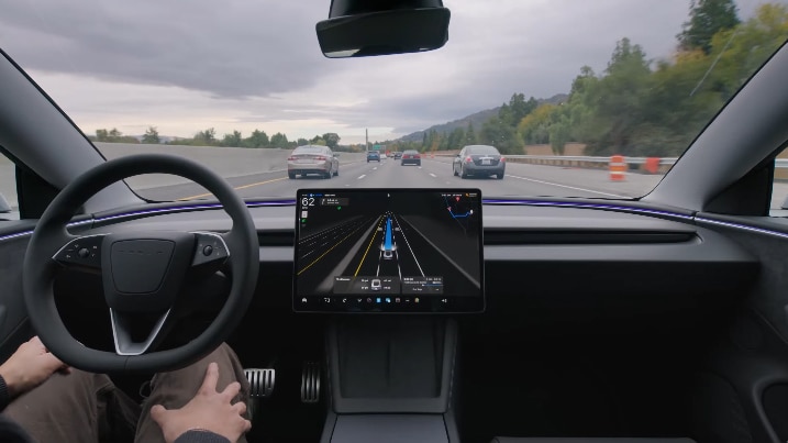 AUTO BILD testet das FDS-Fahren im Tesla Model Y