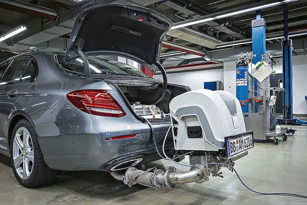 Mercedes Schadstoffausstoß WLTP Prüfzyklus Abgasmessung