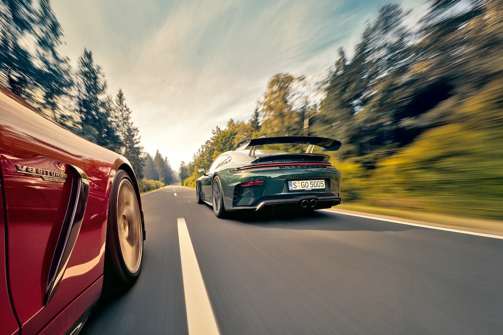 Mercedes-AMG GT 63 Pro & Porsche 911 GT3