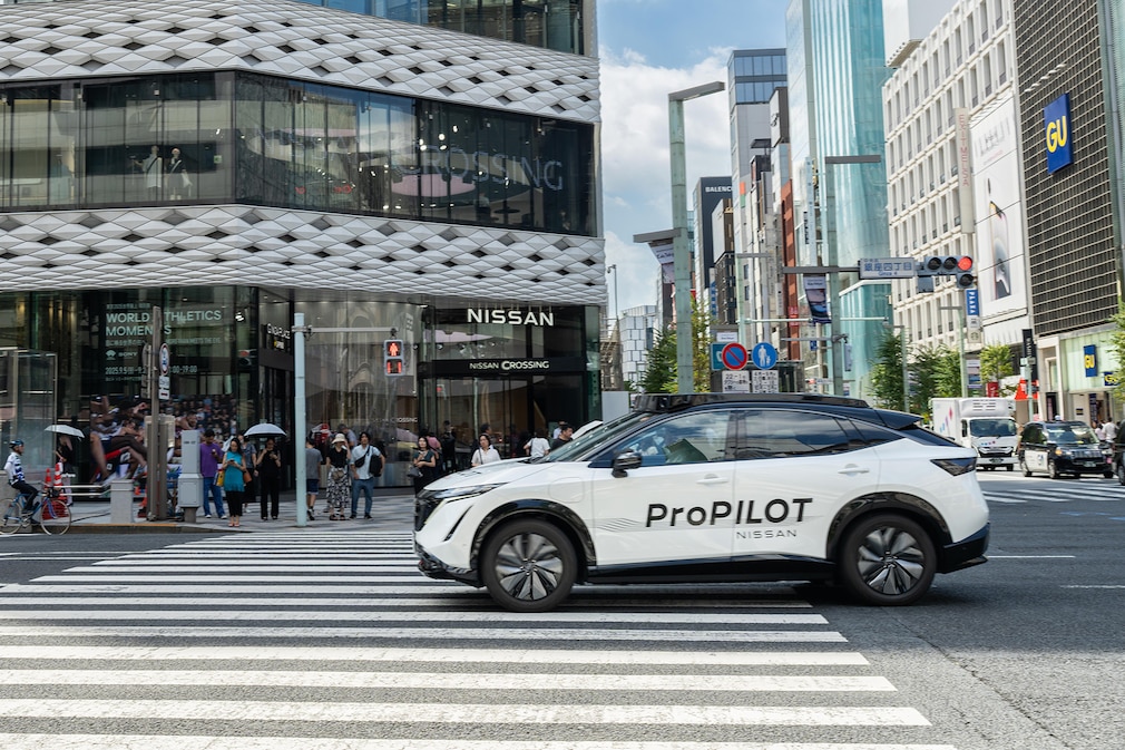 Nissan Ariya mit neuem ProPilot-System im Test