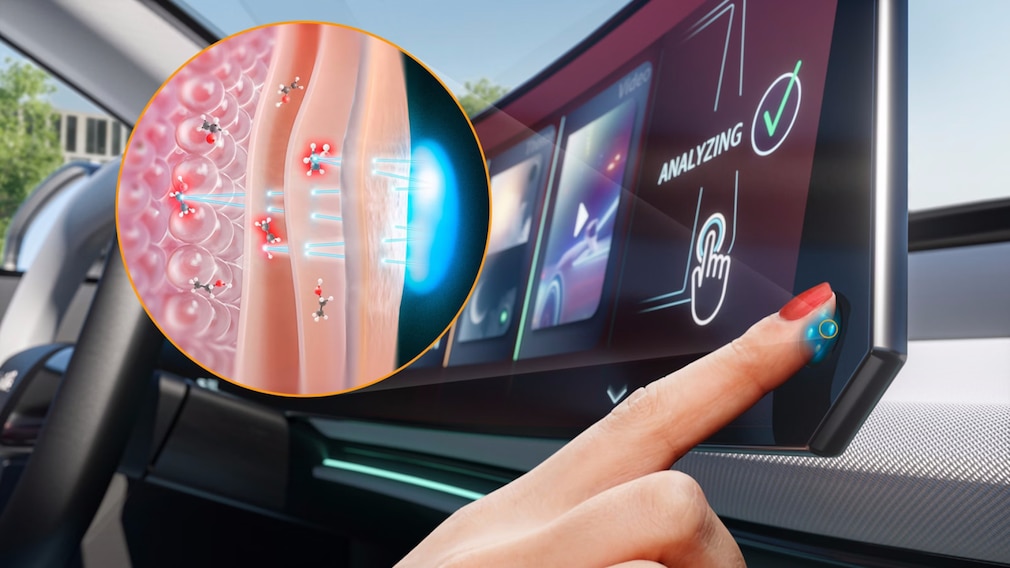 Fingersensor zur Blutalkoholmessung im Auto