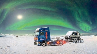 eActros besteht den Härtetest im arktischen Winter