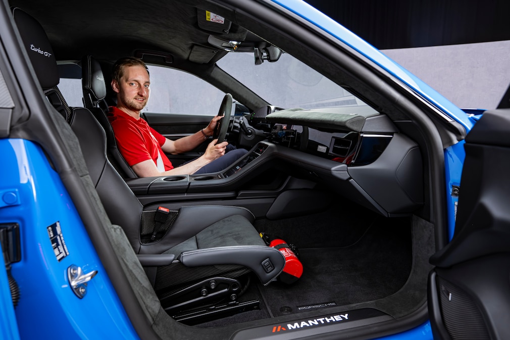 Porsche Taycan Turbo GT mit Manthey-Kit