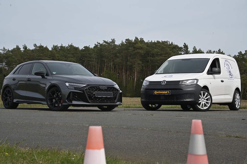 Sommerreifen - Fahren bei Nässe. Fahrversuch Billig vs Premium auf dem Contidrom am 28.4.26