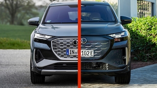 Audi Q4 e-tron Vergleich Facelift und Vorfacelift