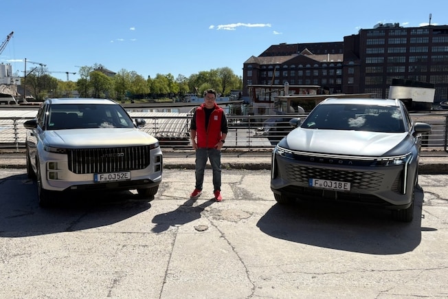 Fahrtermin Berlin 30.04.26 mit Omoda 9 und Jaecoo 7 PHEV-SUV aus China mit Raphael Schuderer