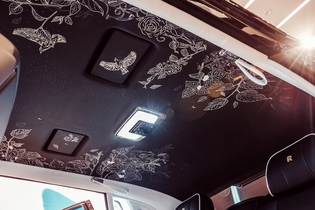 Dachhimmel im Rolls-Royce Phantom Centenary