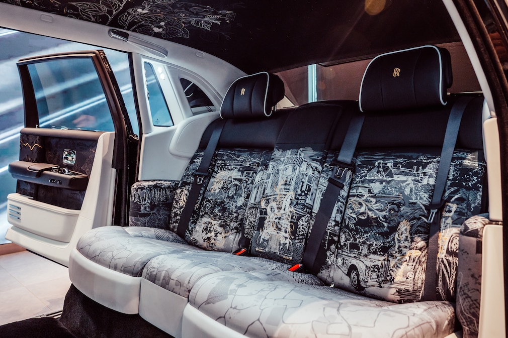 Rücksitze im Rolls-Royce Phantom Centenary