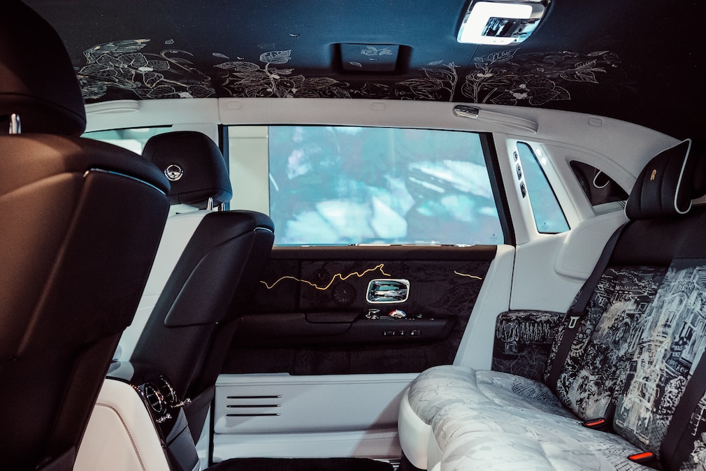 Türverkleidung hinten rechts im Rolls-Royce Phantom Centenary