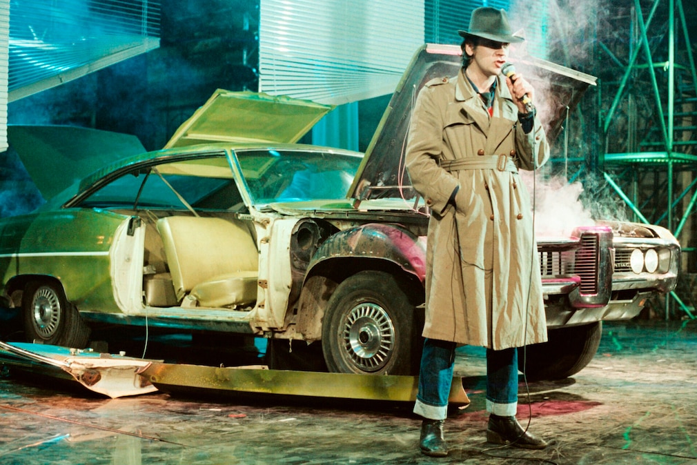 Udo Lindenberg mit Auto
