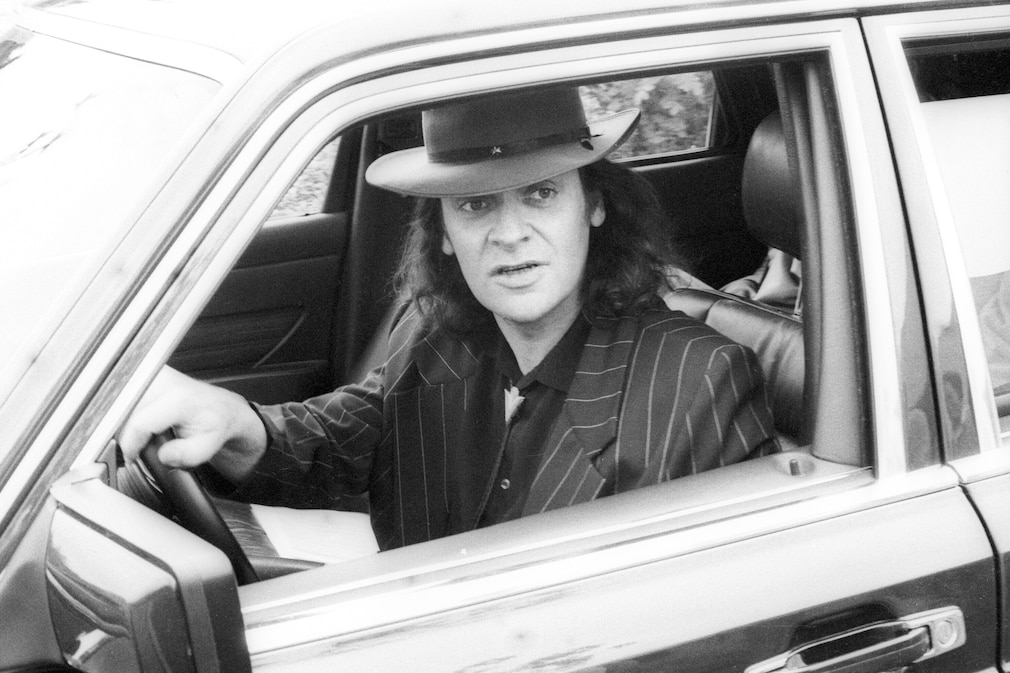 Udo Lindenberg mit Auto