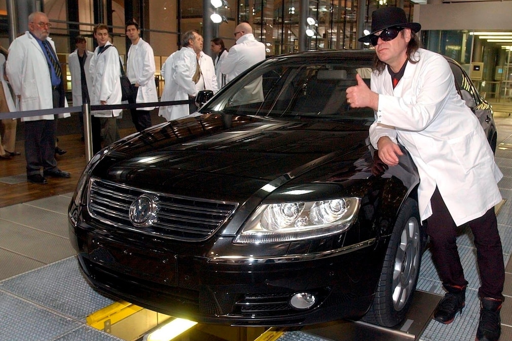 Udo Lindenberg mit Auto