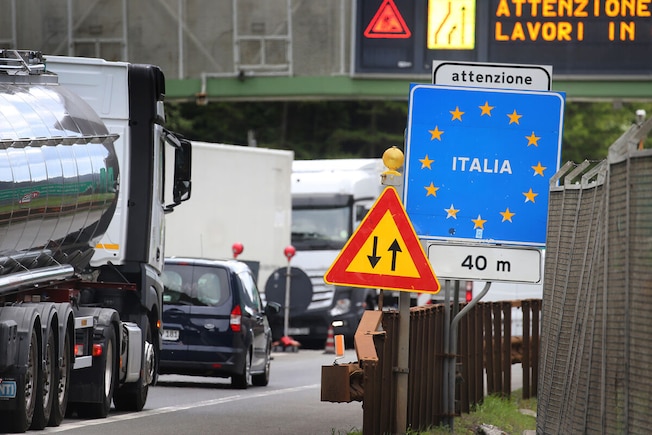 Straßenverkehr in Italien
