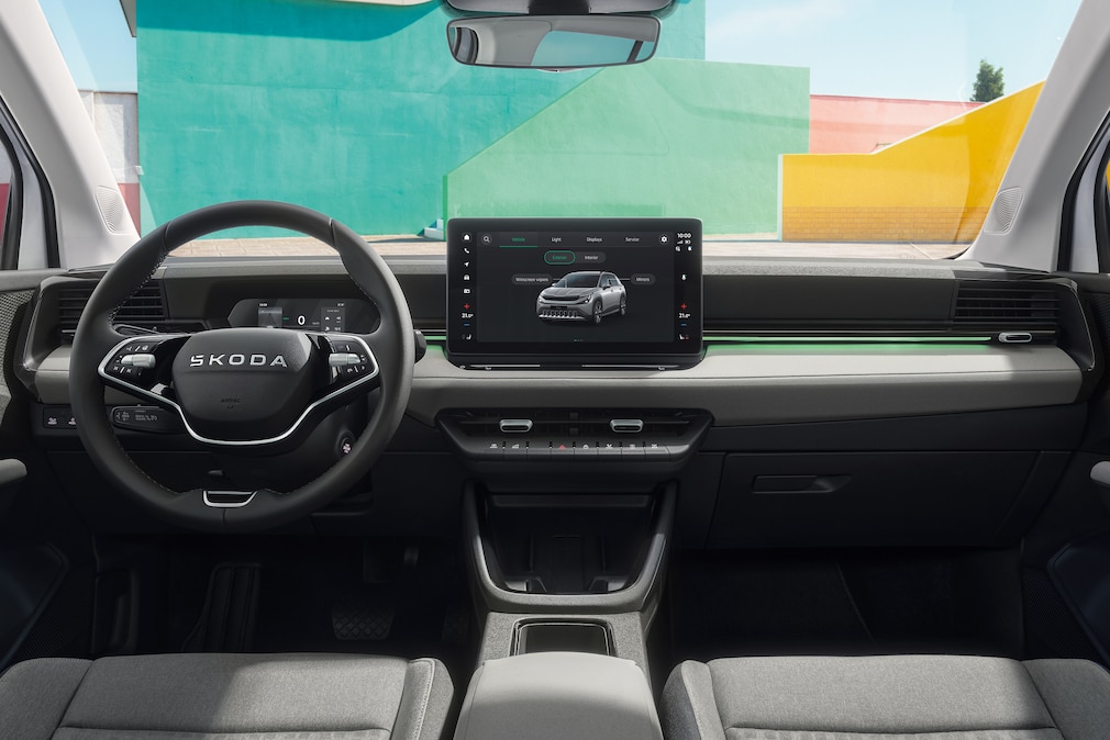 Der Innenraum des Skoda Epiq Sondermodells "Edition Eins".