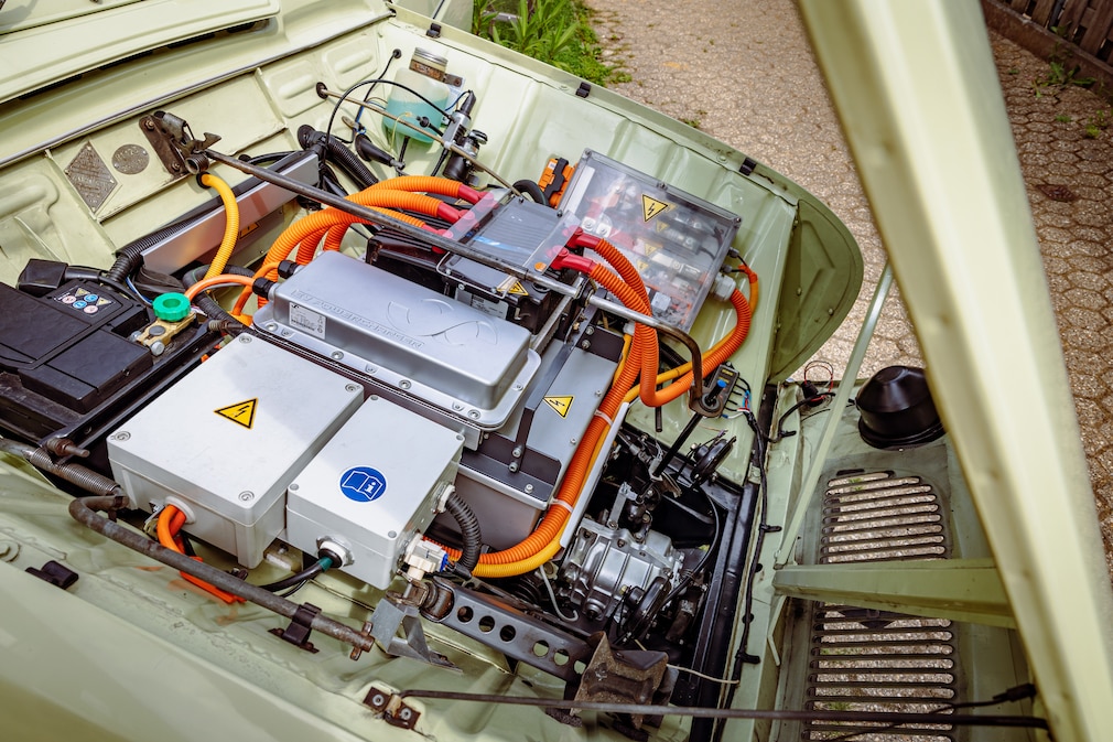 R4 zum E-Auto umgebaut