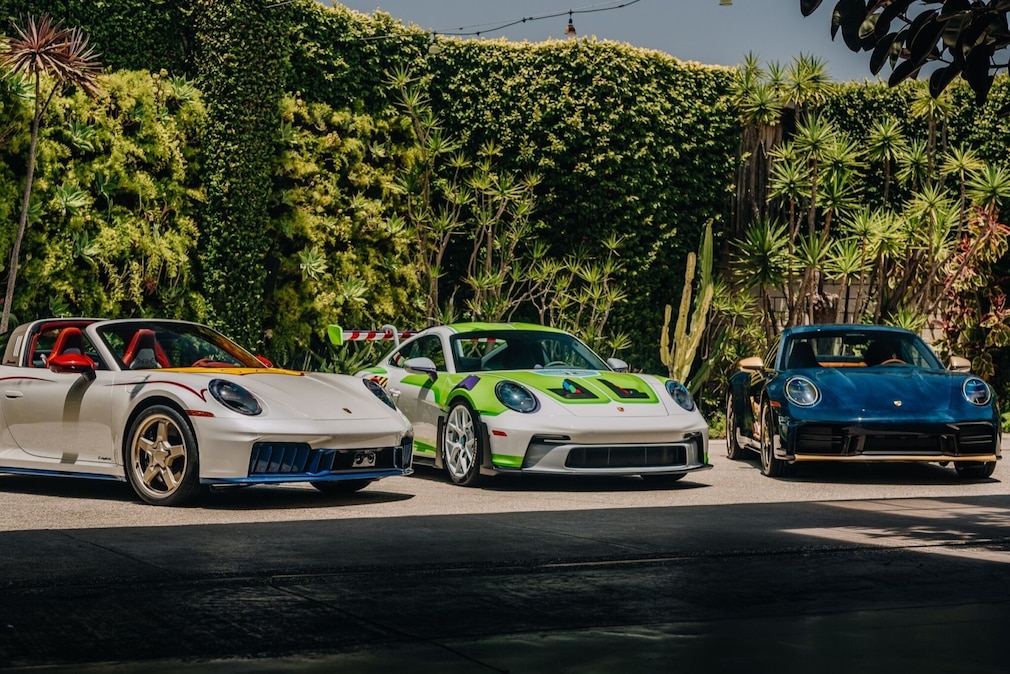 Porsche 911 als Toy Story-Charaktere