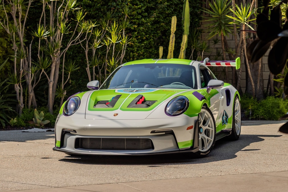 Porsche 911 als Toy Story-Charaktere