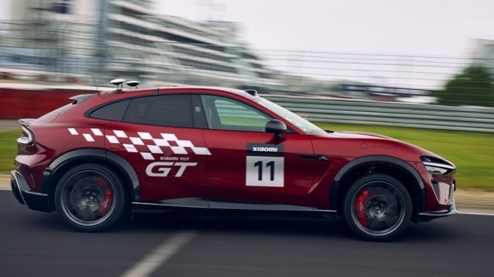 Xiaomi YU7 GT with Track Package autonomes Fahren auf der Nürburgring-Nordschleife Juni 2026
