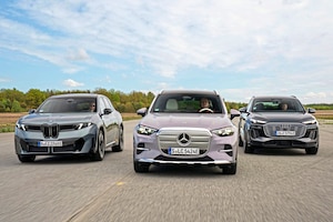 Audi Q6 e-tron quattro BMW iX3 50 xDrive Mercedes GLC 400 4Matic EQ