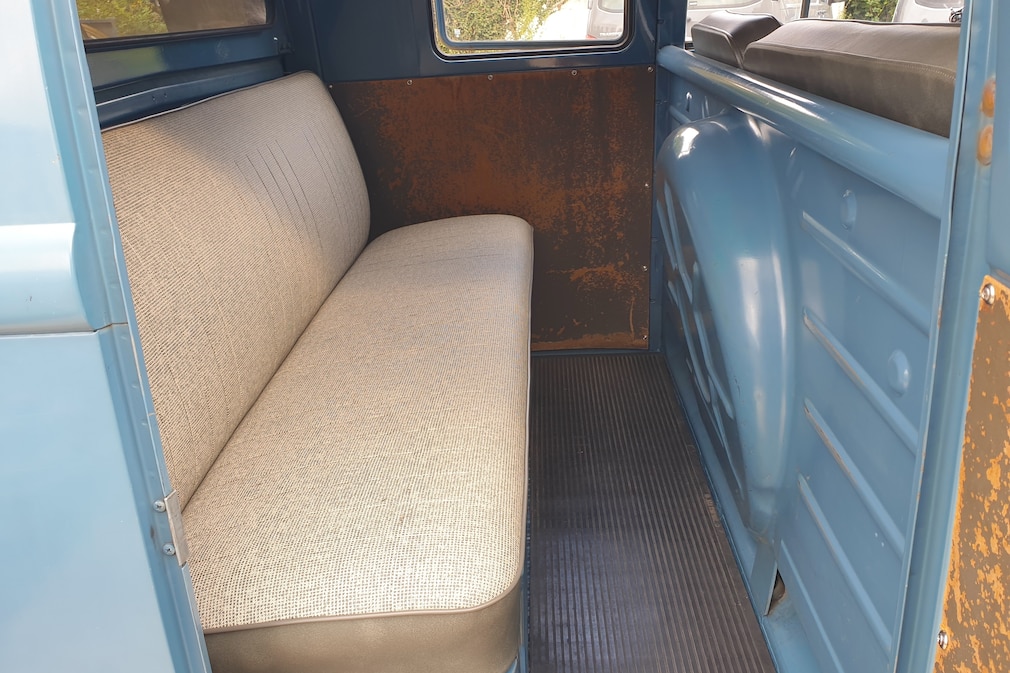 Rücksitzbank des VW T1 Doka Doppelkabine