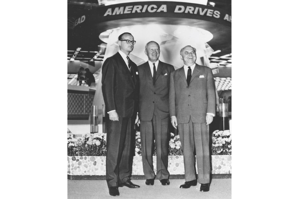 Carl H. Hahn, Heinrich Nordhoff und Frank Novotny, ca. 1962