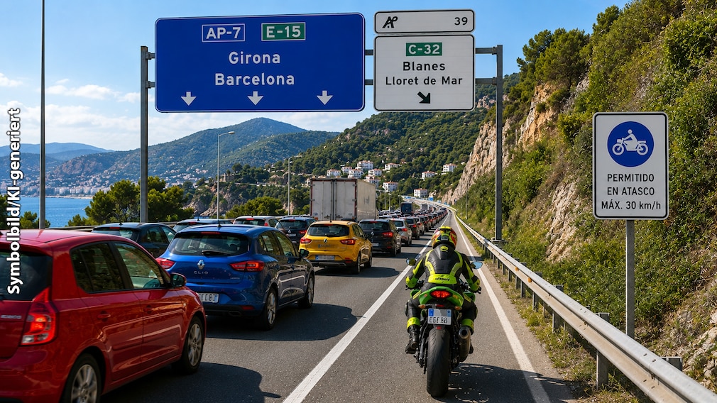 Motorradfahren in Spanien