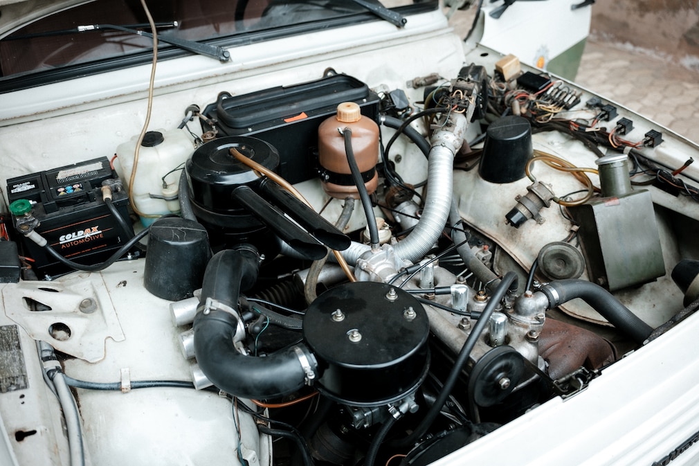 Motor des Wartburg 353 W Baujahr 1986