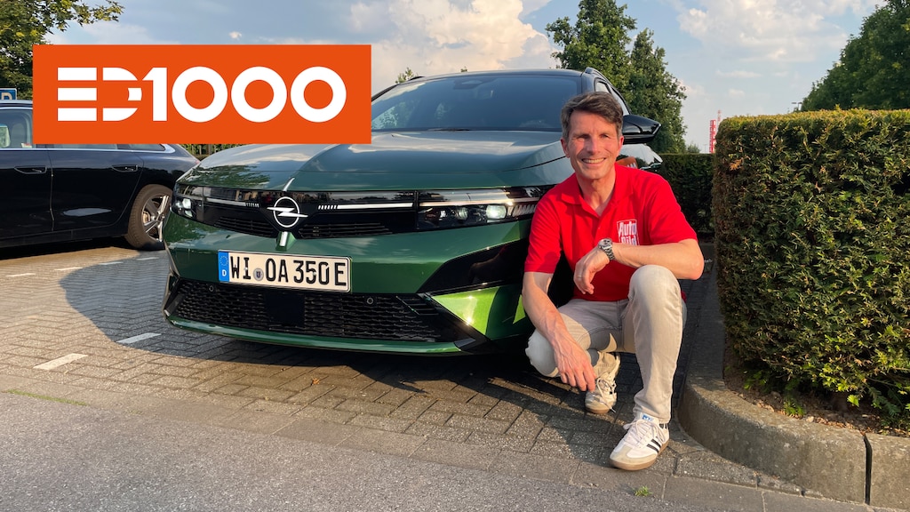 Opel Astra Sports Tourer Electric auf der ED1000 Elektrorallye