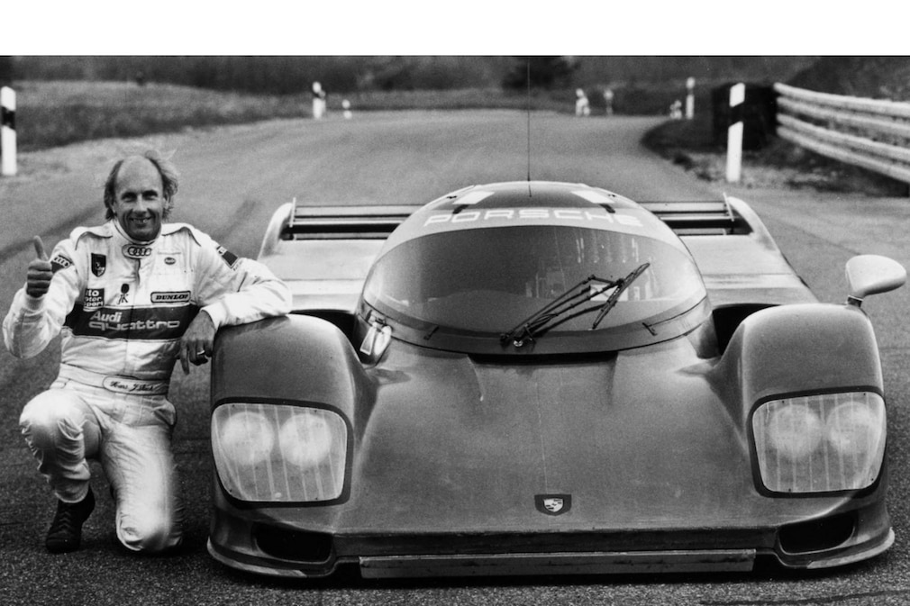 Hans-Joachim Stuck 1994 am Dauer Porsche 962 in Le Mans