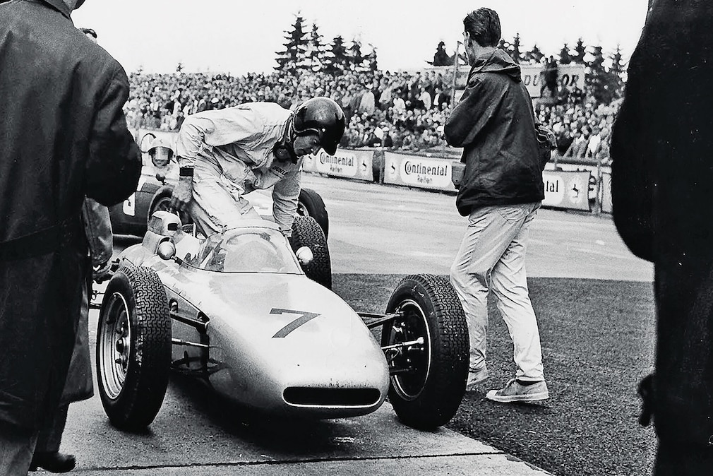 Nürburgring, Training zum Großen Preis von Deutschland, 3. August 1962, Dan Gurney